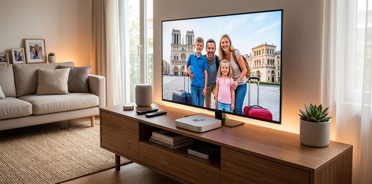 小星TP1让电视自动播放家庭照片